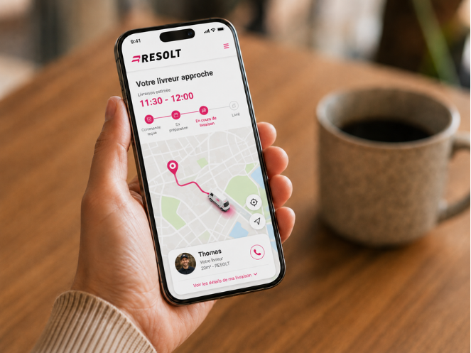 Application RESOLT suivi livraison